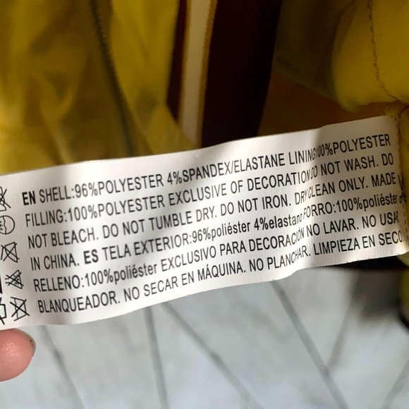 Forever 21 Yellow Satin Bomber New York Plus size - Picture 8 of 13